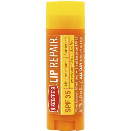 OKEEFFES Lip Protectant Sunscreen, SPF 35, 0.15 oz, Clear GORK0900002